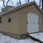 Salem WI Gable with custom concrete ramp